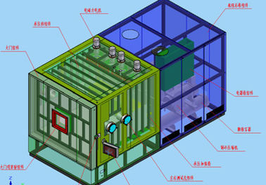 High and Low Temperature Altitude Simulation Test Chamber for Aircraft