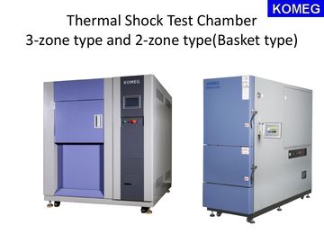 Two Zone / Three Zone Environmental Simulation Thermal Shock Test Chamber For Car Accessary Testing