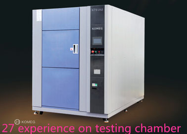 High Low Ambient Temp Thermal Shock Test Chamber 3 Zones For Metal / Plastic / Rubber / Electronics