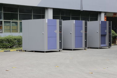 High Low Ambient Temp Thermal Shock Test Chamber 3 Zones For Metal / Plastic / Rubber / Electronics TST-252