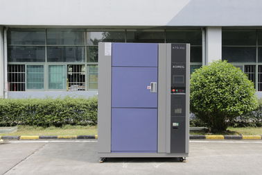 High Low Ambient Temp Thermal Shock Test Chamber 3 Zones For Metal / Plastic / Rubber / Electronics TST-252