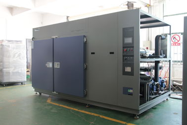 Large Double Door Stainless Steel Plate Thermal Shock Test Chamber  500L 3-Zone