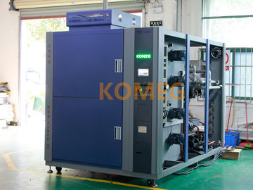 2 Zones Thermal Shock Test Chamber / High Low Temperature Test Chamber with 7"LCD toch panel